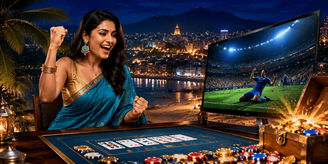 Player enjoying online betting in Pune city using mobile device